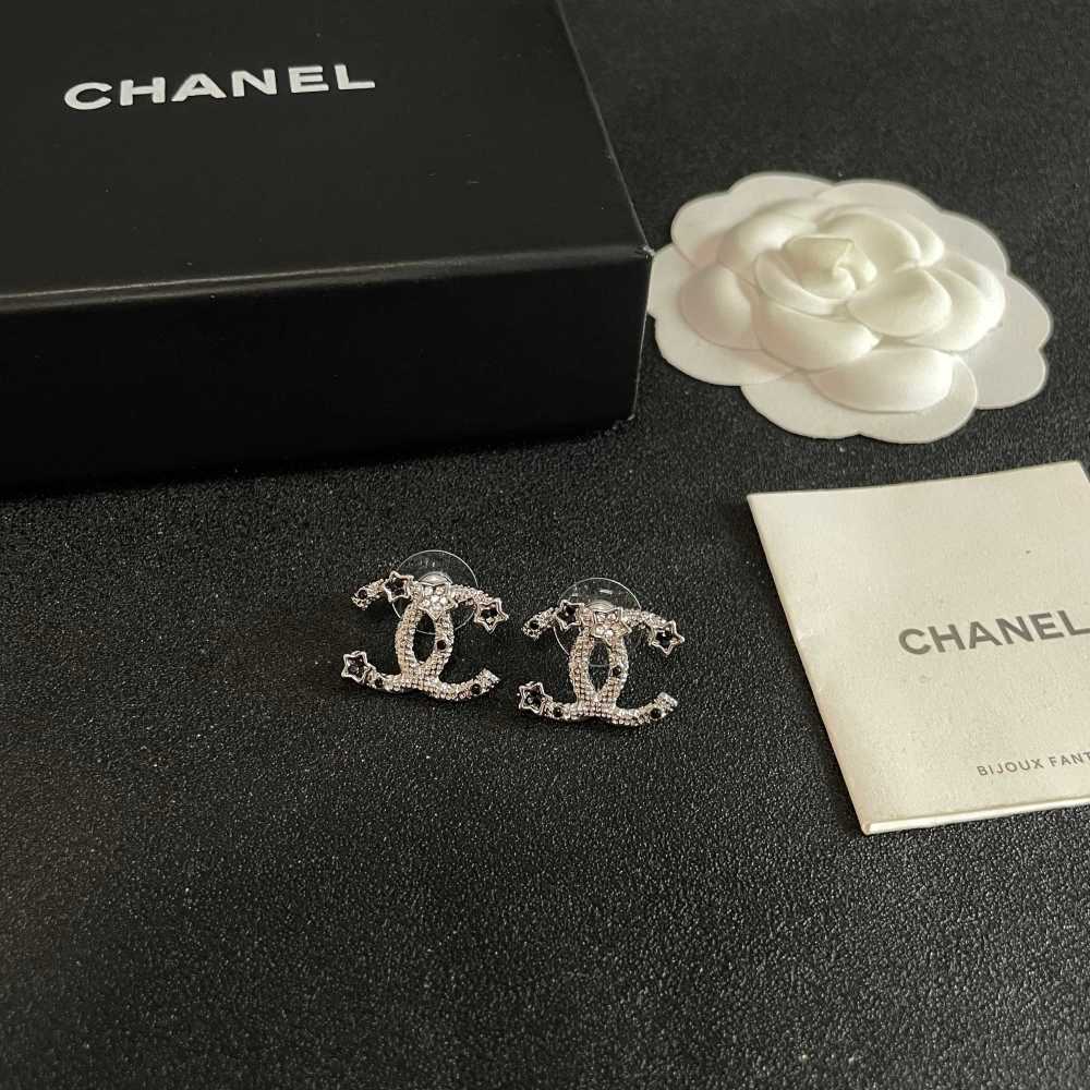 Chanel Vintage Double C Earrings