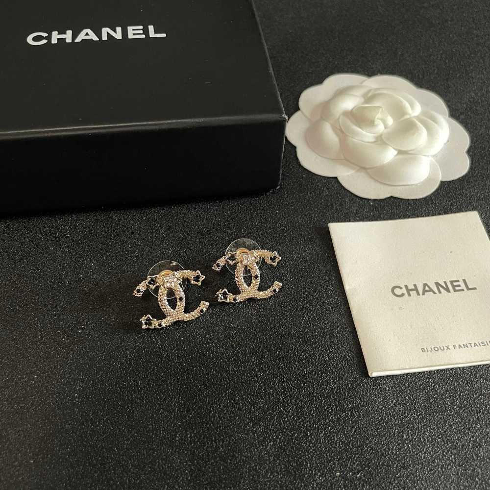 Chanel Vintage Double C Earrings