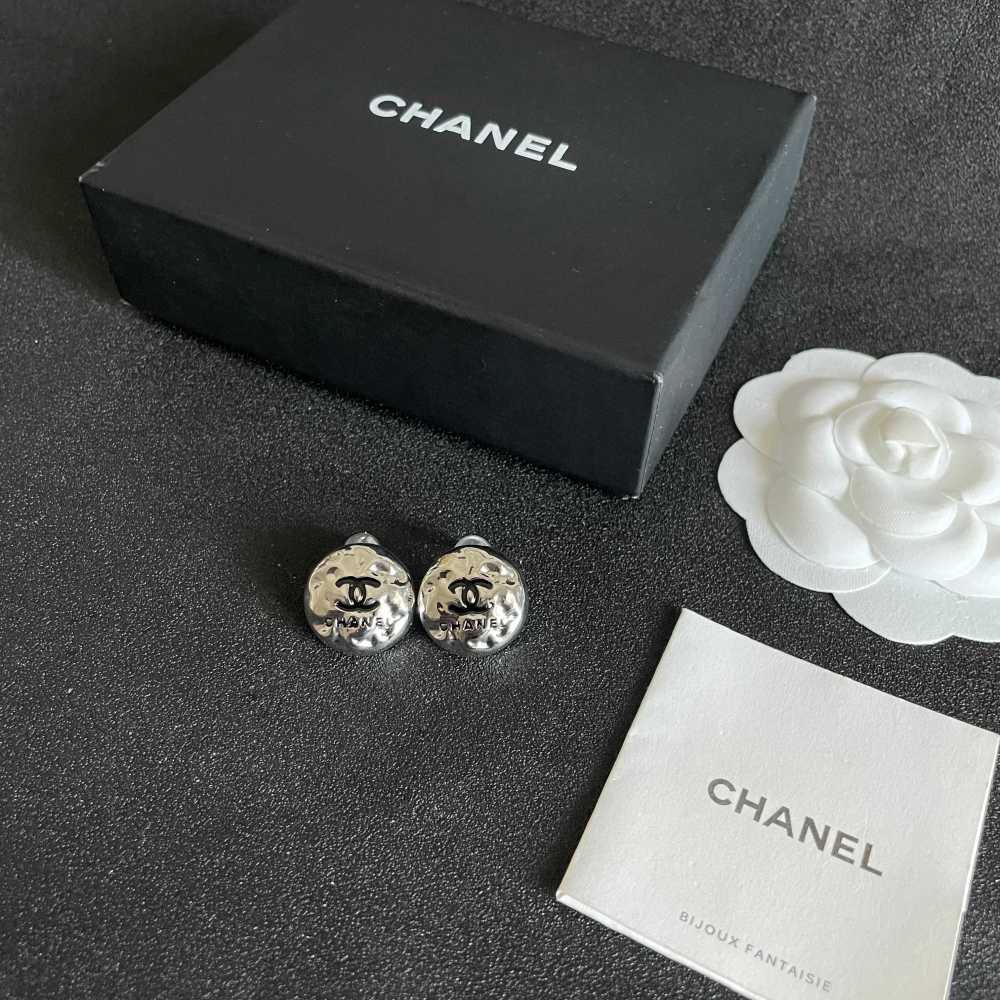 Chanel Vintage Double C Earrings