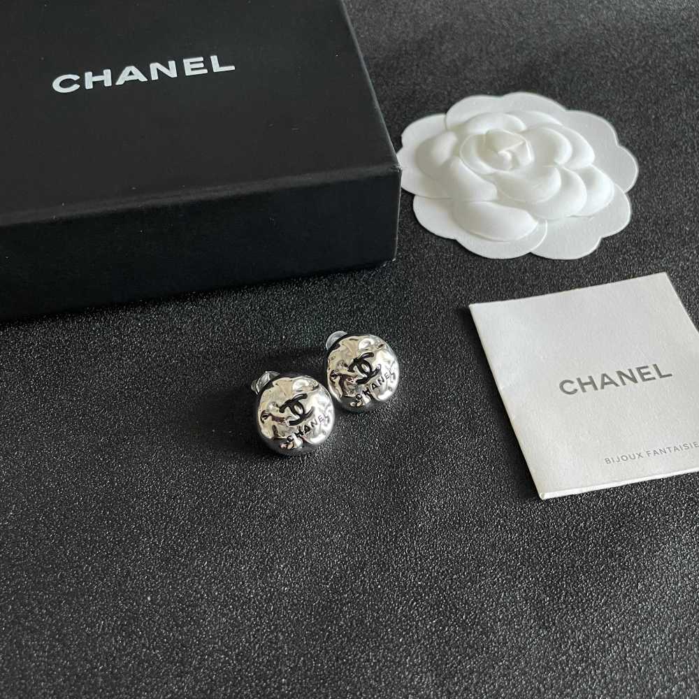 Chanel Vintage Double C Earrings