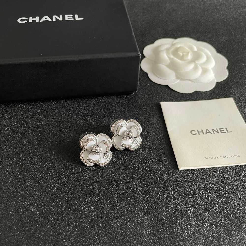 Chanel Vintage Double C Earrings