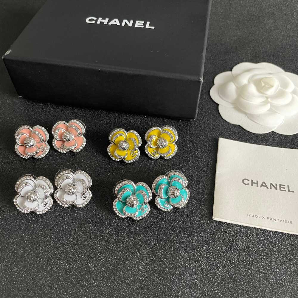Chanel Vintage Double C Earrings