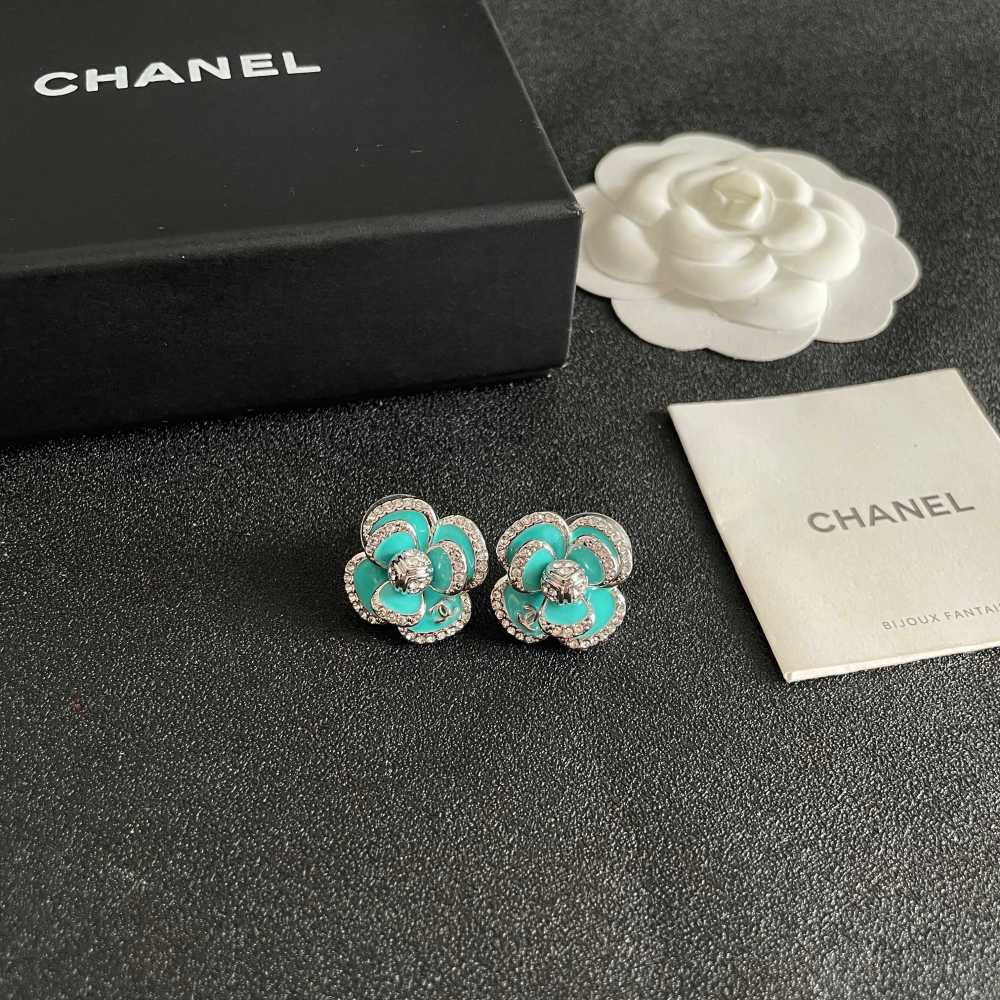Chanel Vintage Double C Earrings