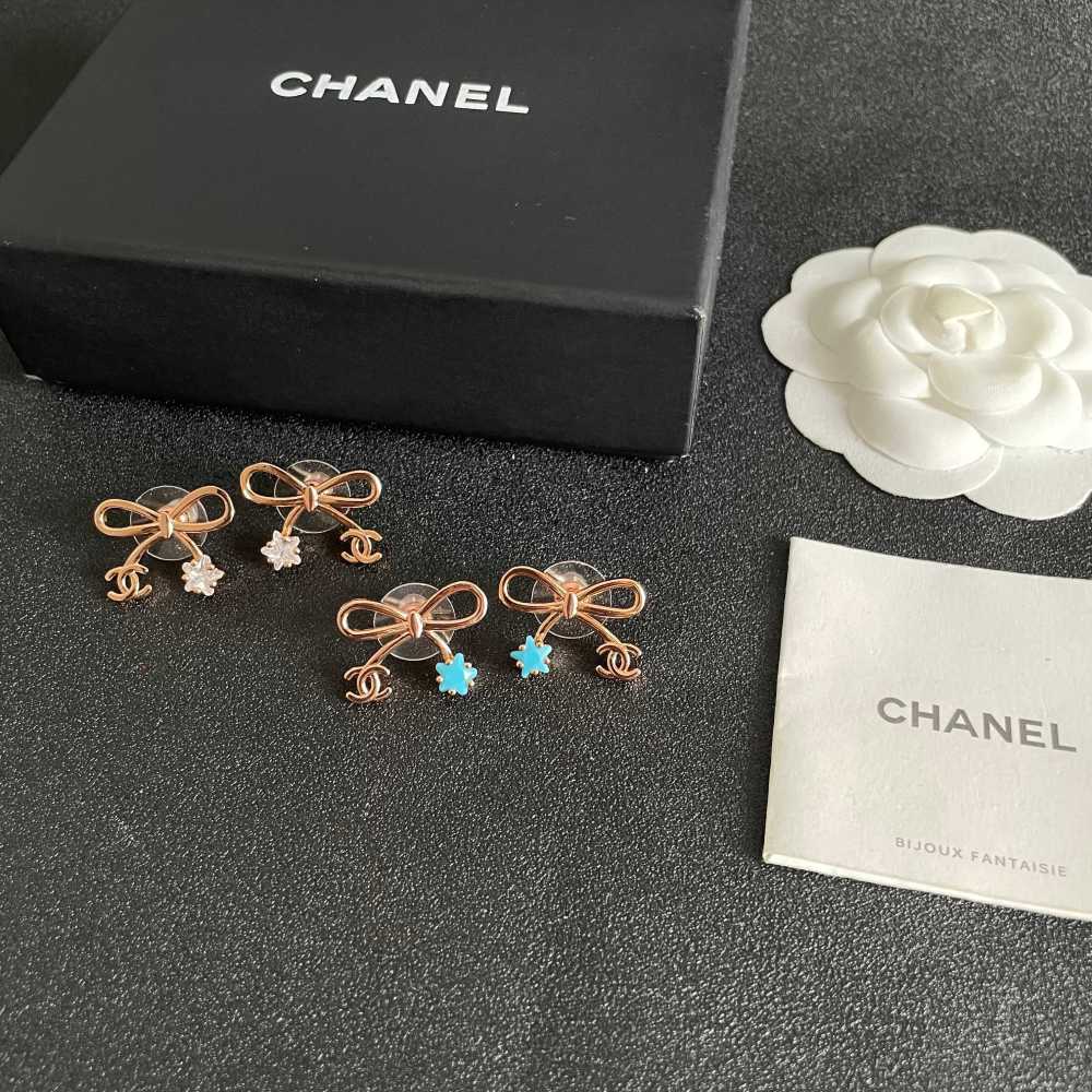 Chanel Vintage Double C Earrings