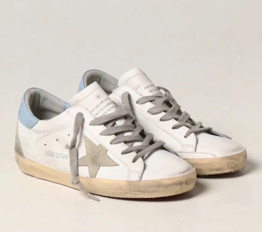 Golden Goose Vintage Distressed Sneakers #328