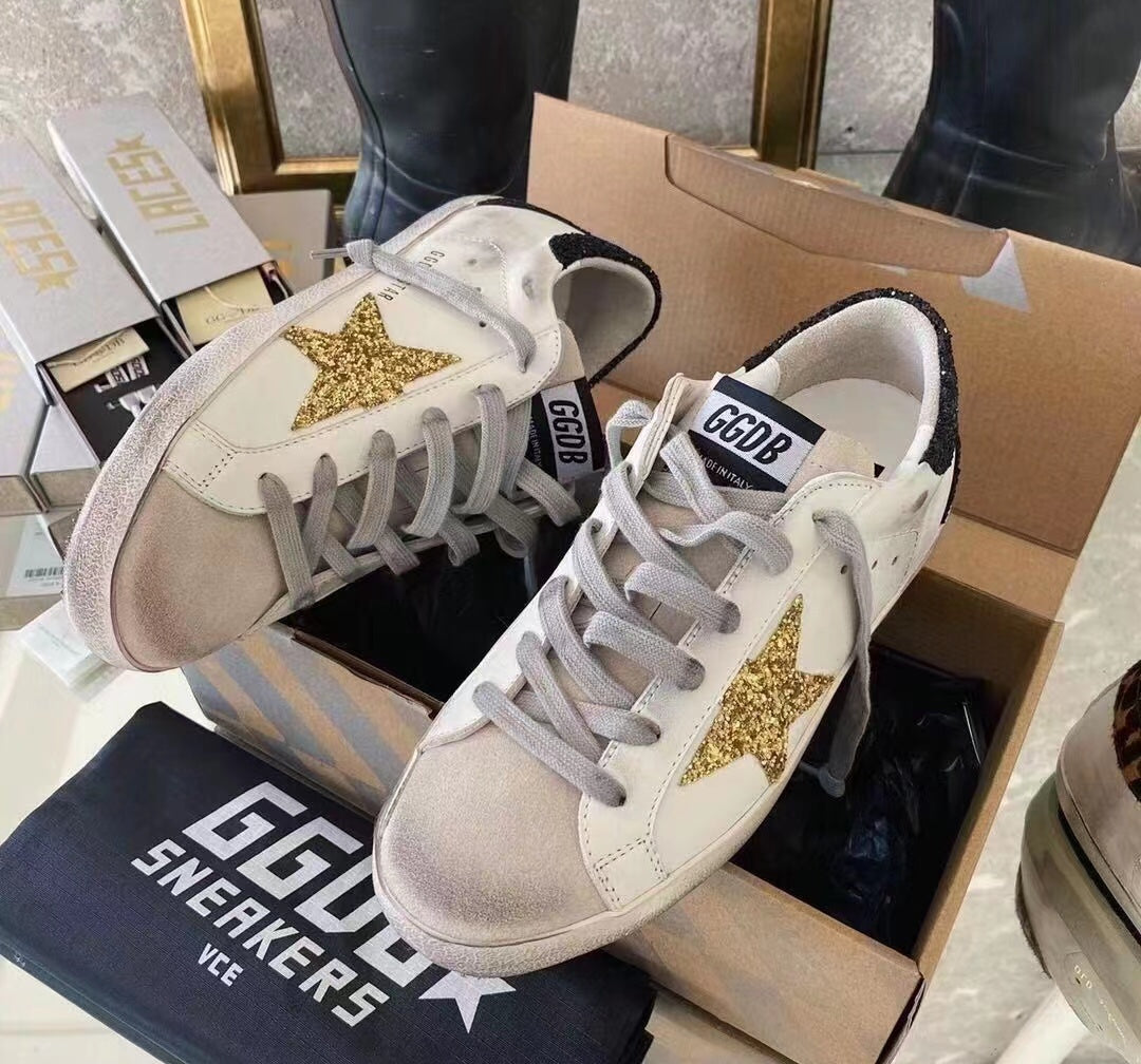 Golden Goose Vintage Distressed Sneakers #315