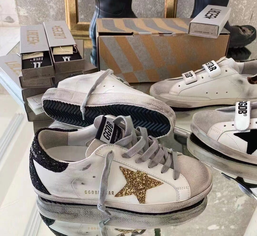Golden Goose Vintage Distressed Sneakers #315