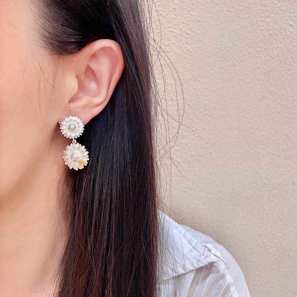 Chanel Vintage Double C Earrings