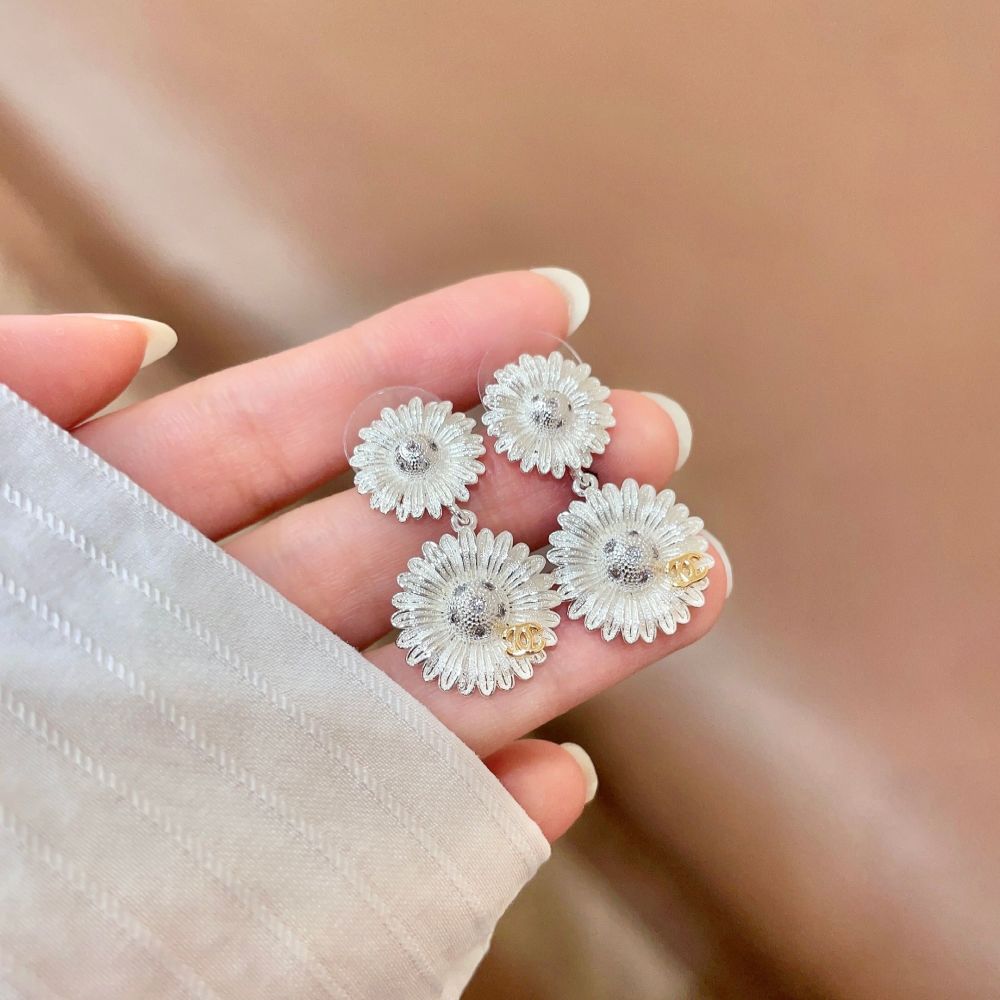 Chanel Vintage Double C Earrings