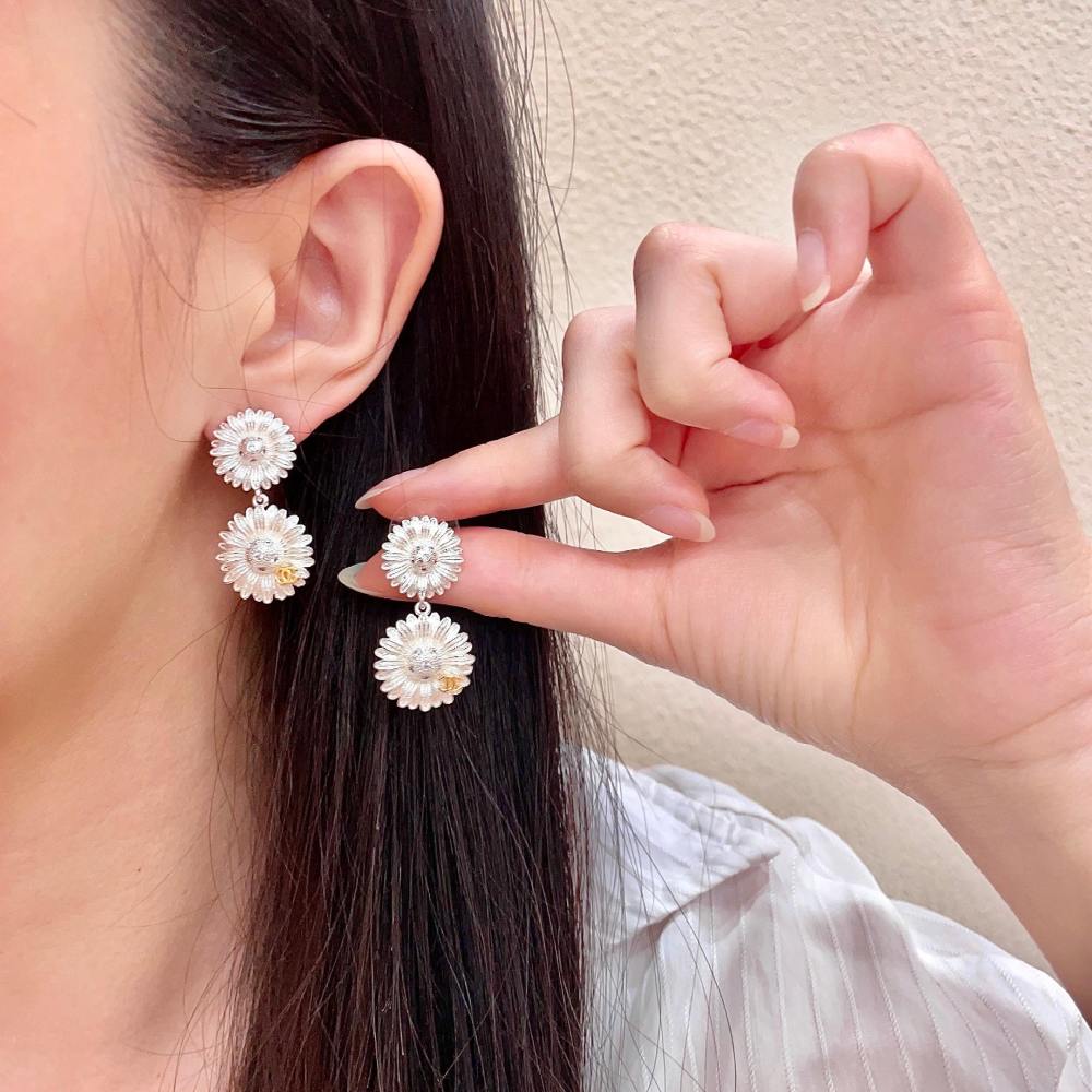 Chanel Vintage Double C Earrings