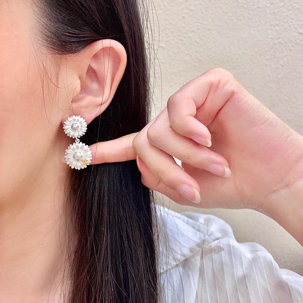 Chanel Vintage Double C Earrings