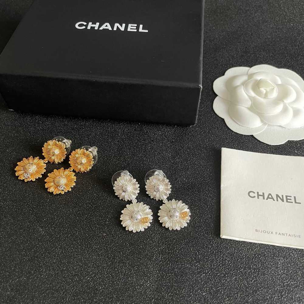 Chanel Vintage Double C Earrings