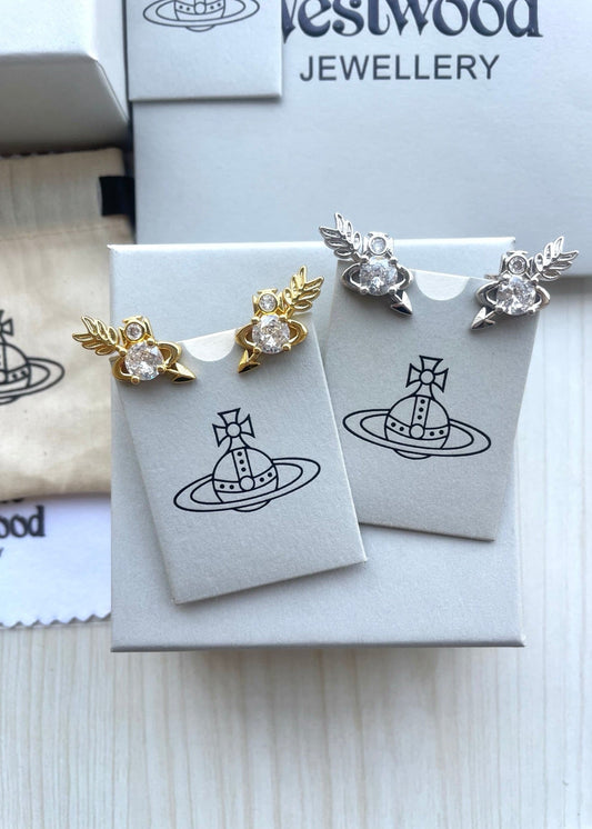"Arrow Through the Heart" Stud Earrings
