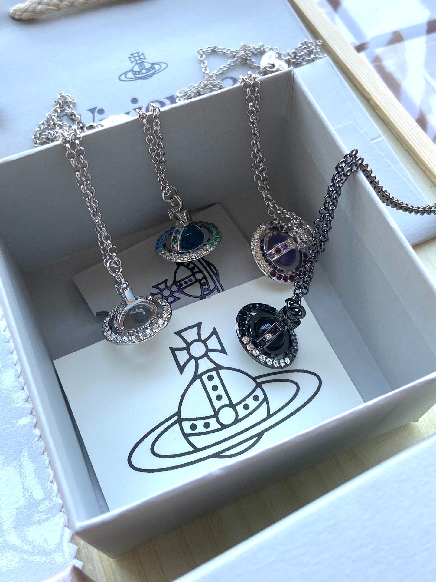 Crystal Planet Necklace