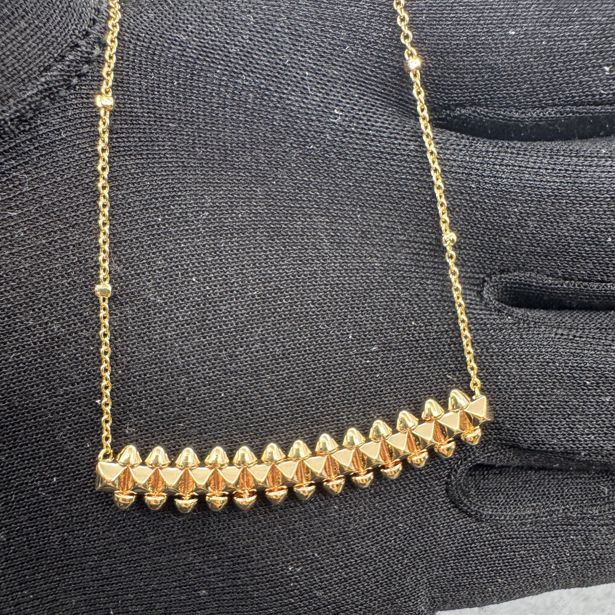 Cartier-style Bullet Necklace