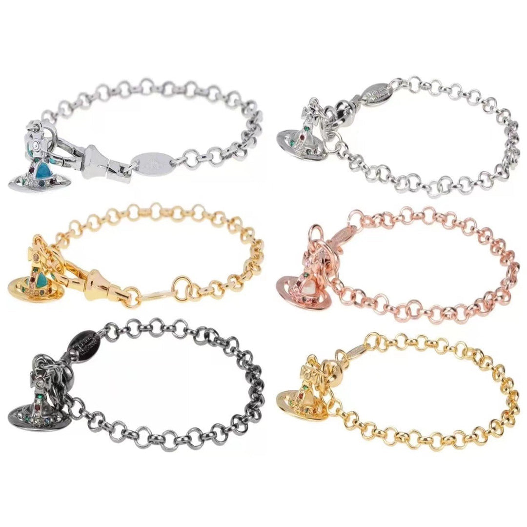 Rhinestone Planet Bracelet