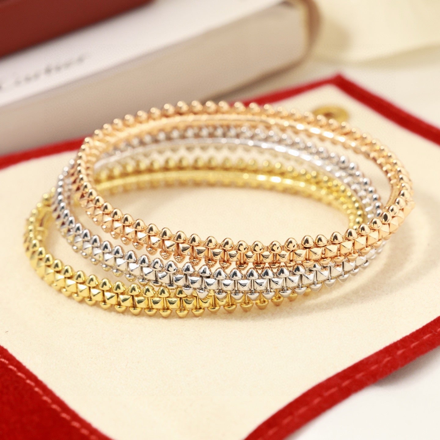 Cartier-style Studded Bracelet