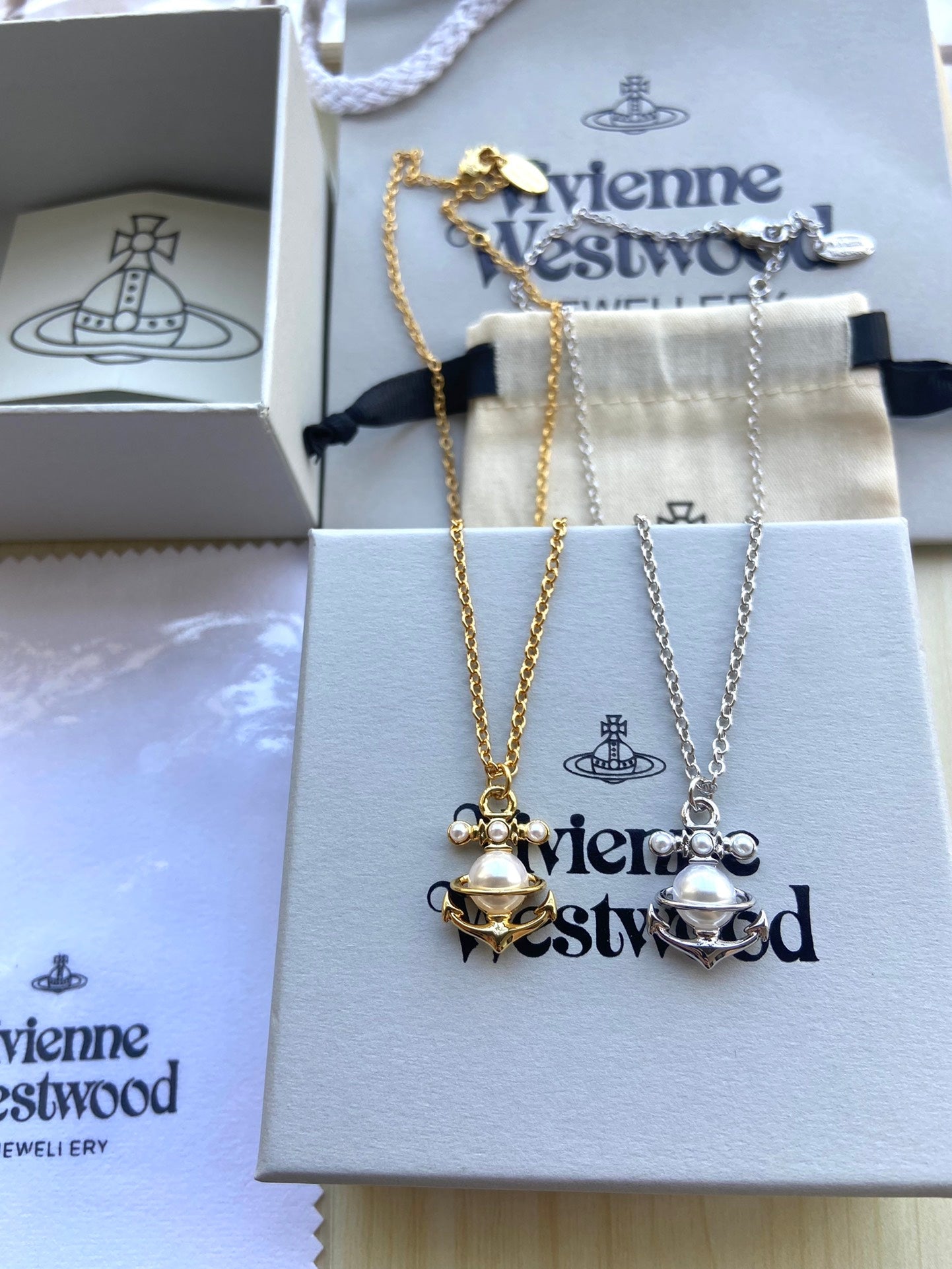 Pearl Pendant Clavicle Chain