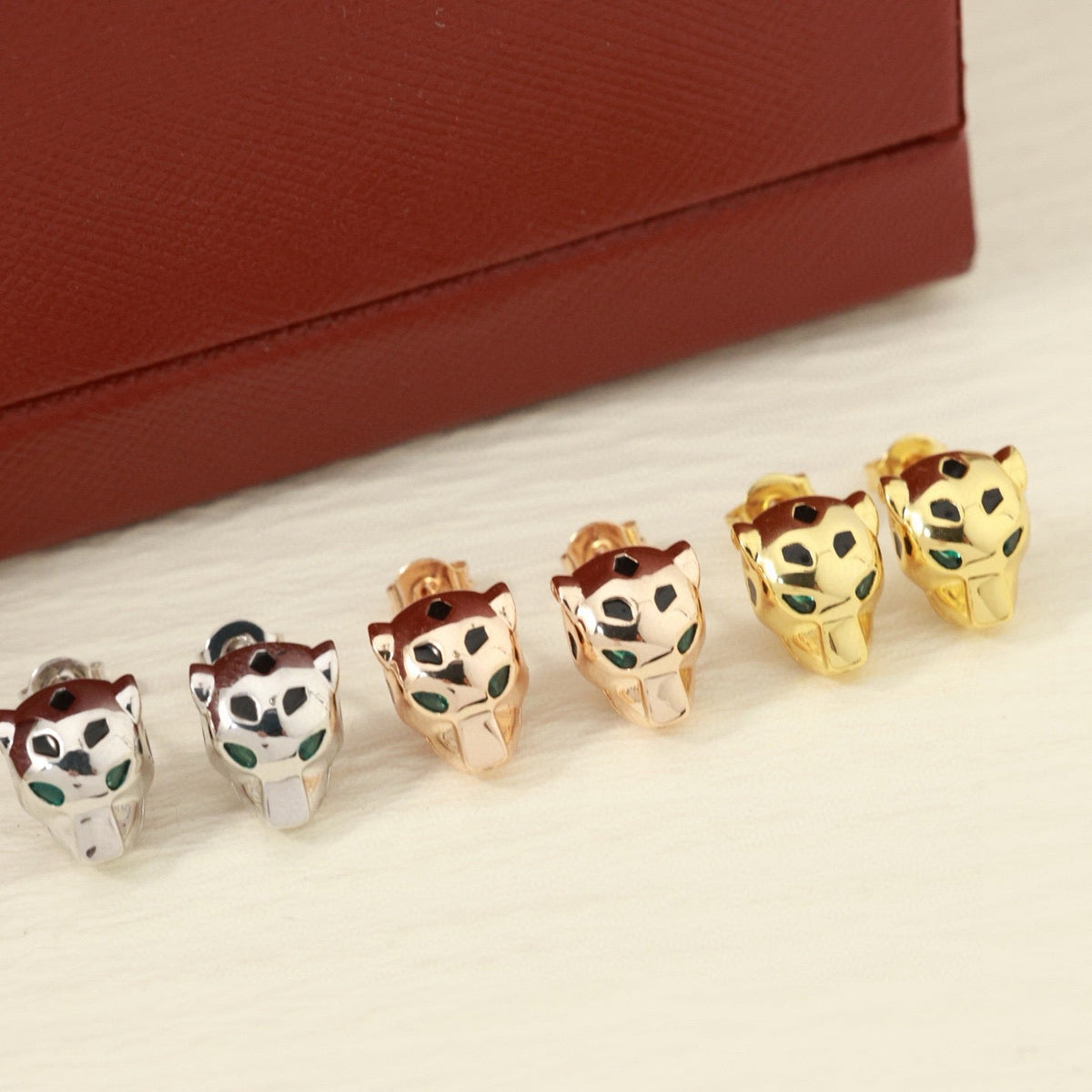 Cartier Panther Stud Earrings