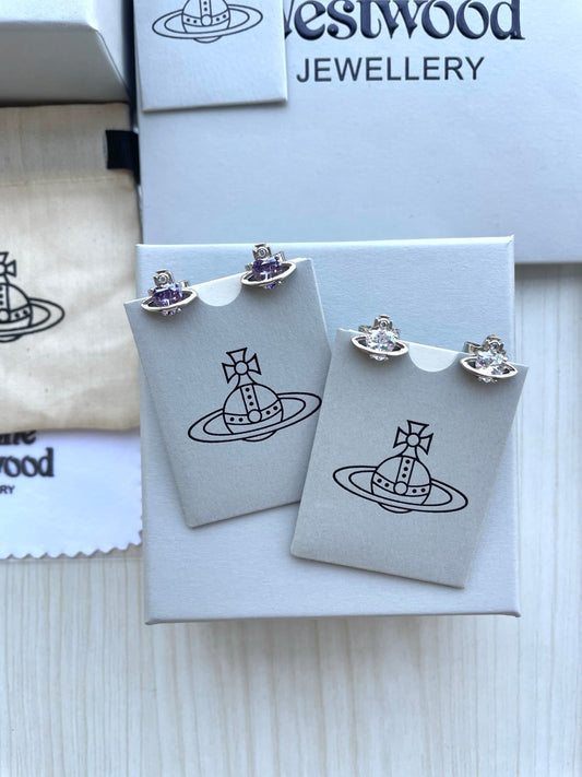 Rhinestone Stud Earrings