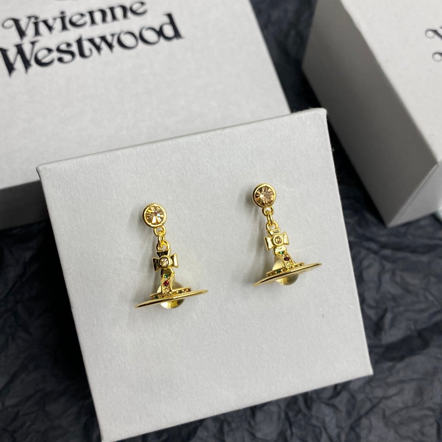 Crystal Planet Earrings