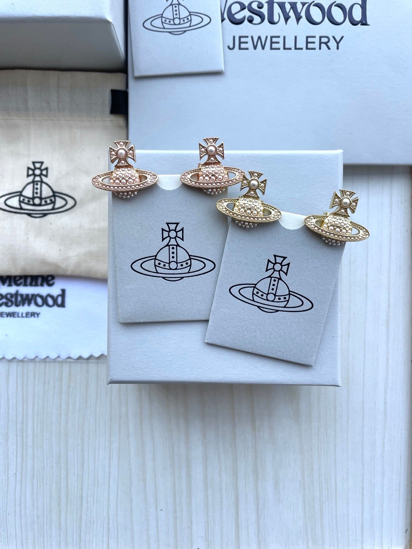 Saturn Stud Earrings