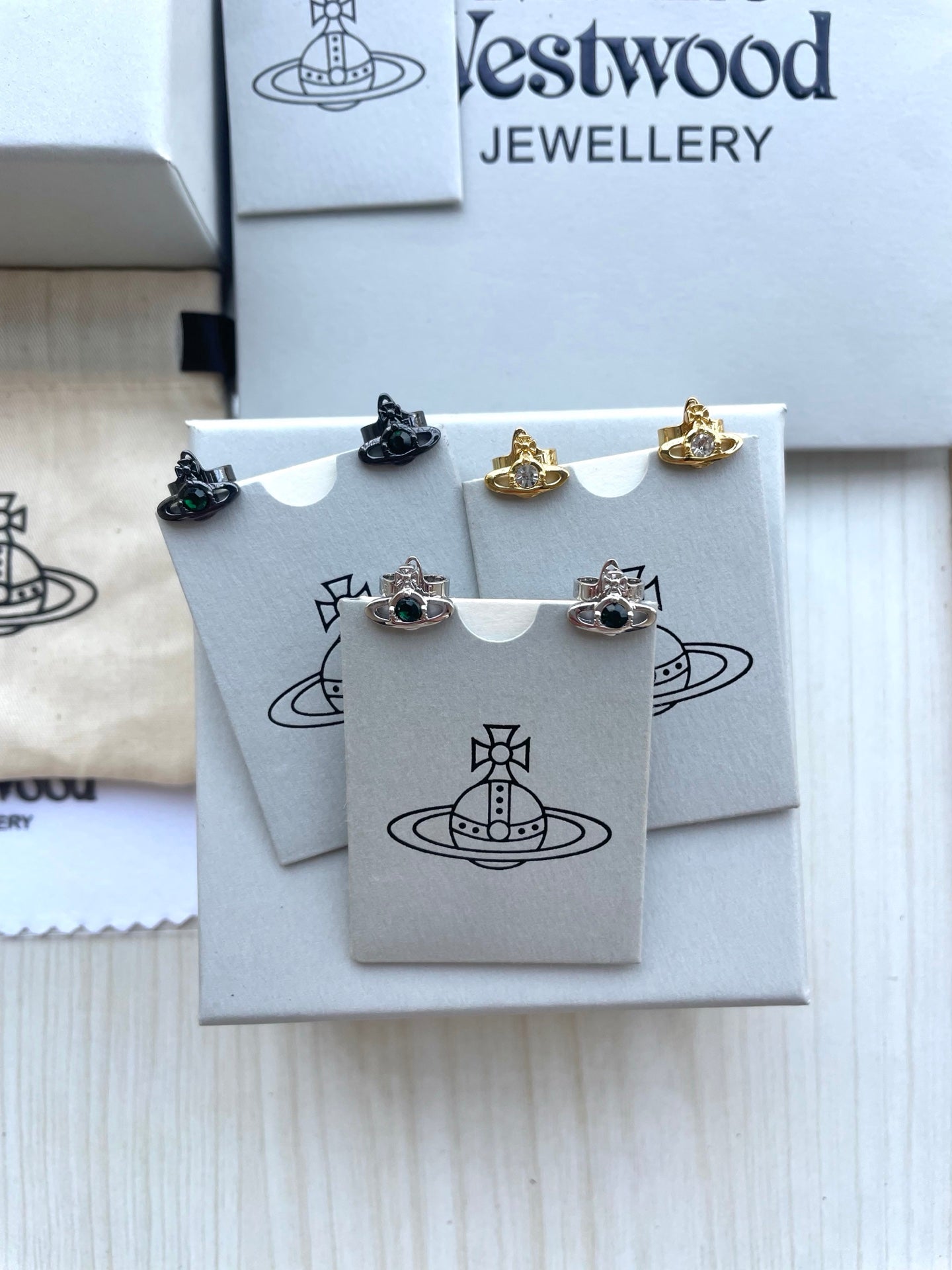 Saturn Stud Earrings