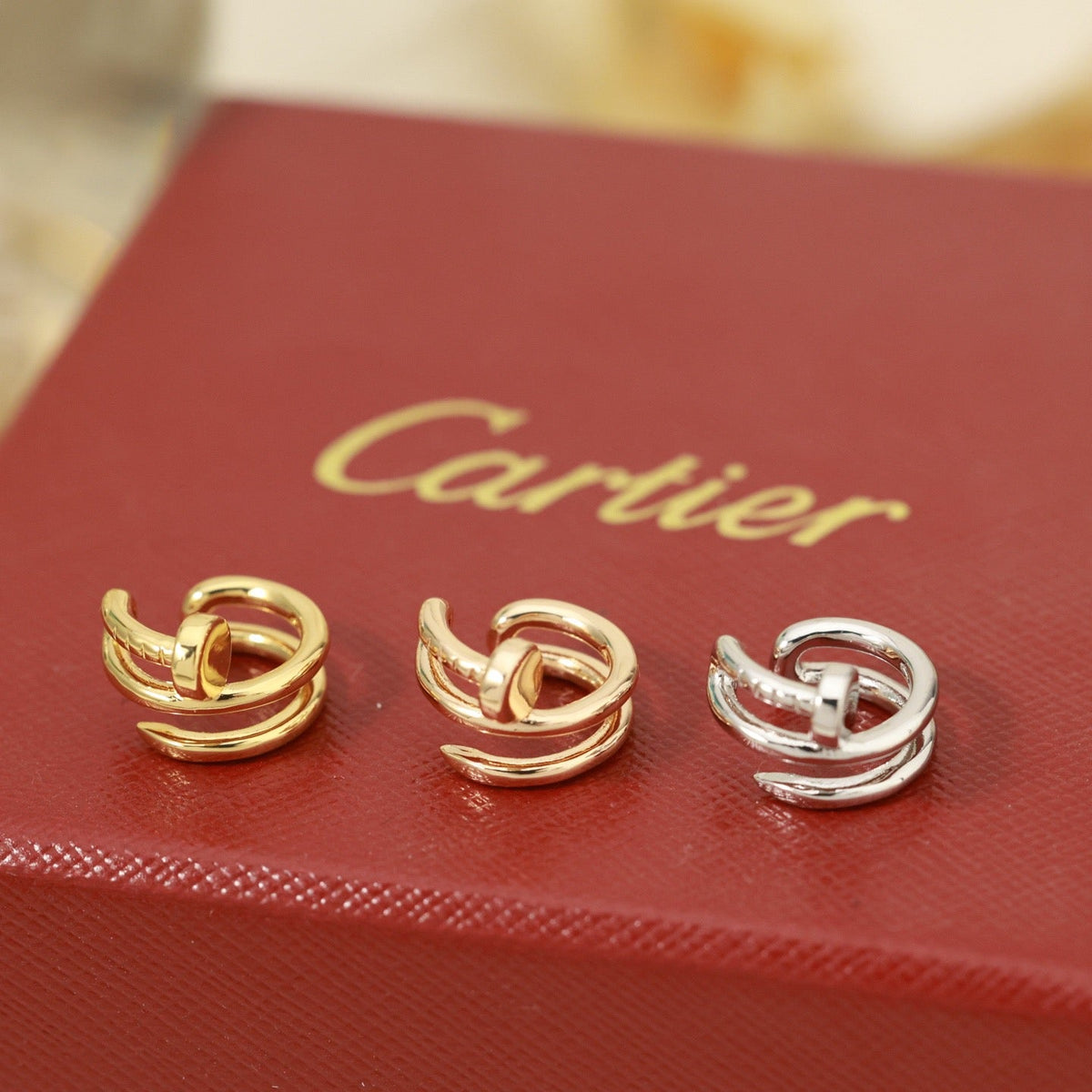 Cartier Nail-Style Stud Earrings