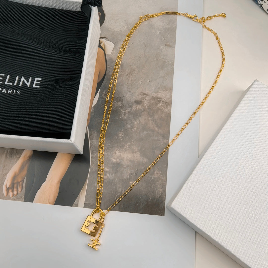 CELINE Triomphe Necklace