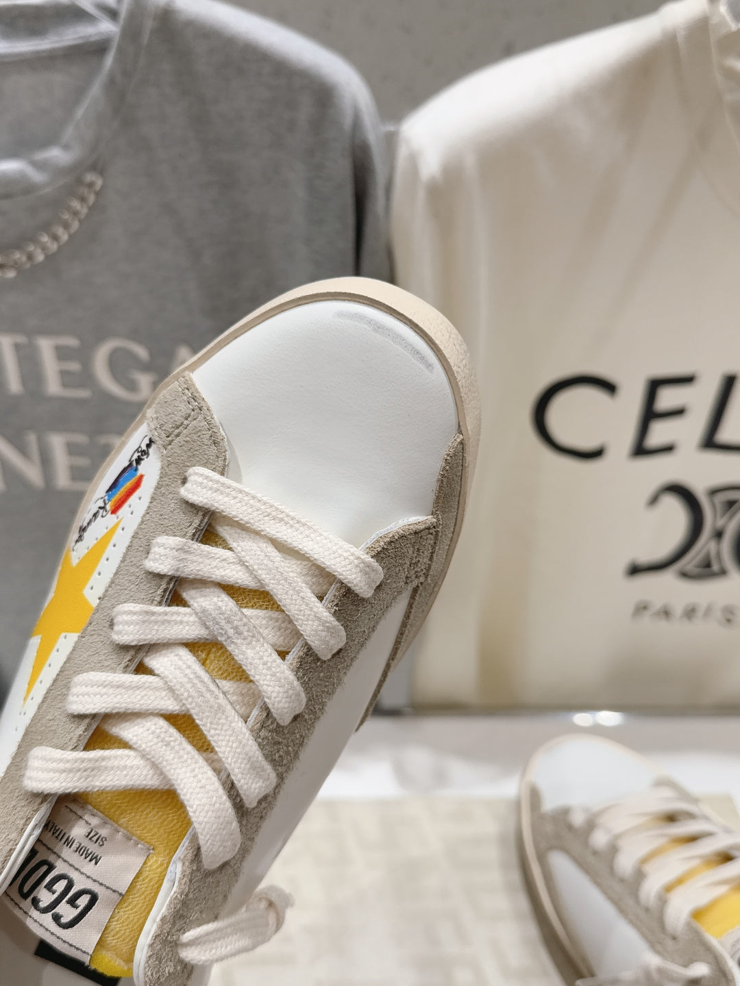 Golden Goose Vintage Distressed Sneakers #187