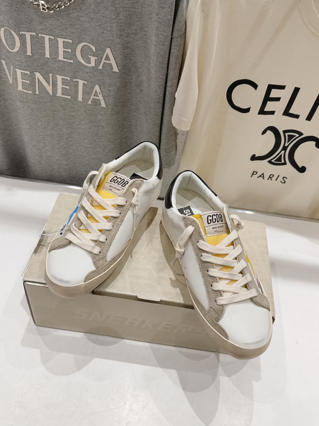 Golden Goose Vintage Distressed Sneakers #187