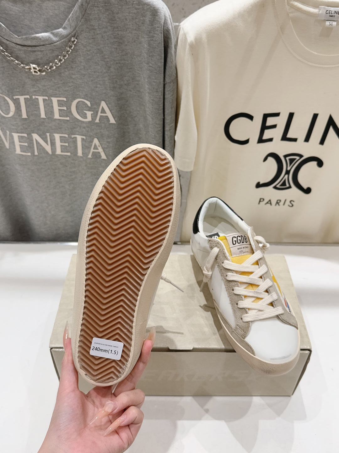 Golden Goose Vintage Distressed Sneakers #187