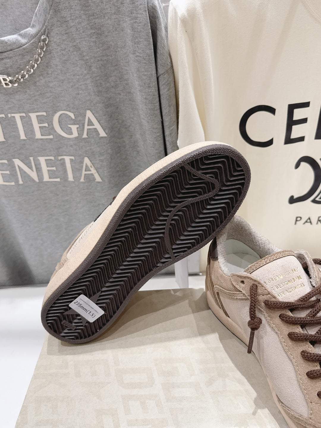 Golden Goose Vintage Distressed Sneakers #186