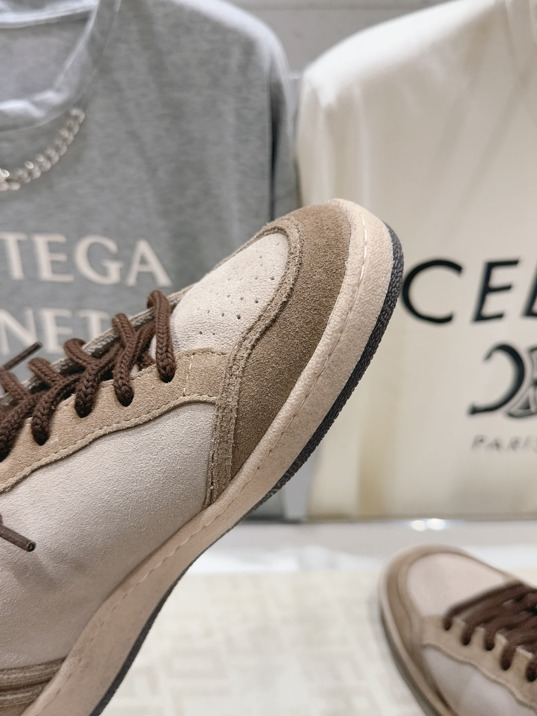Golden Goose Vintage Distressed Sneakers #186
