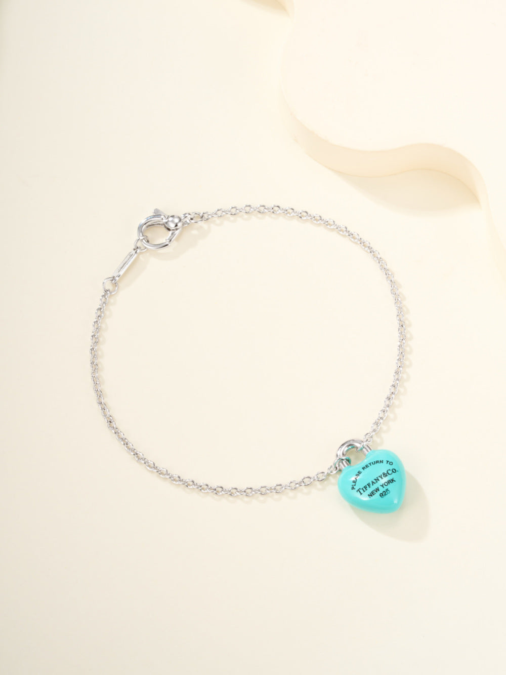 Tiffany & Co. Enamel Heart Necklace