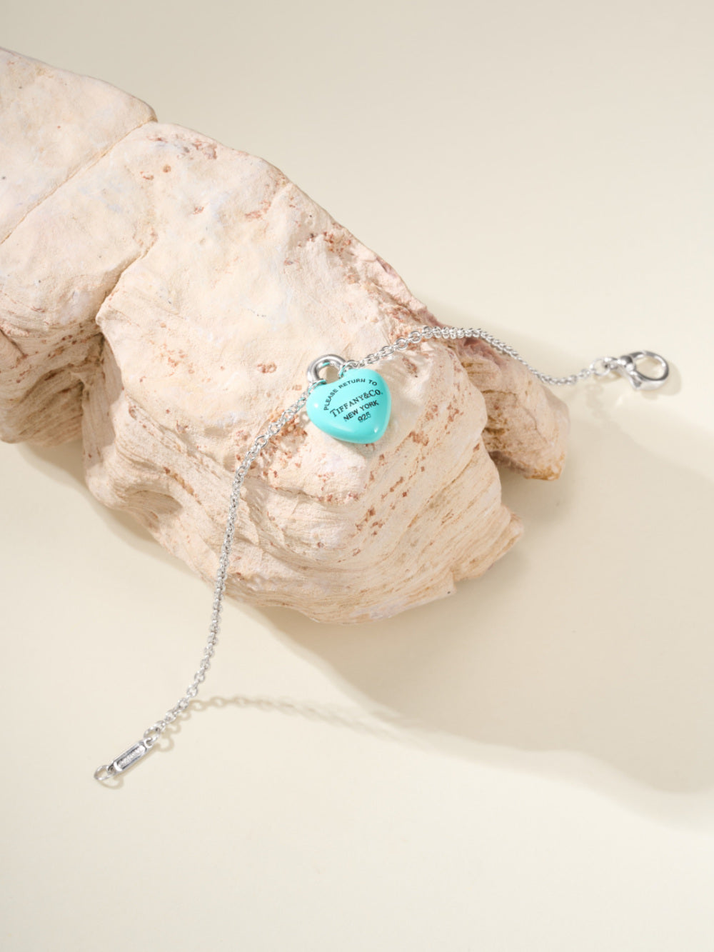 Tiffany & Co. Enamel Heart Necklace