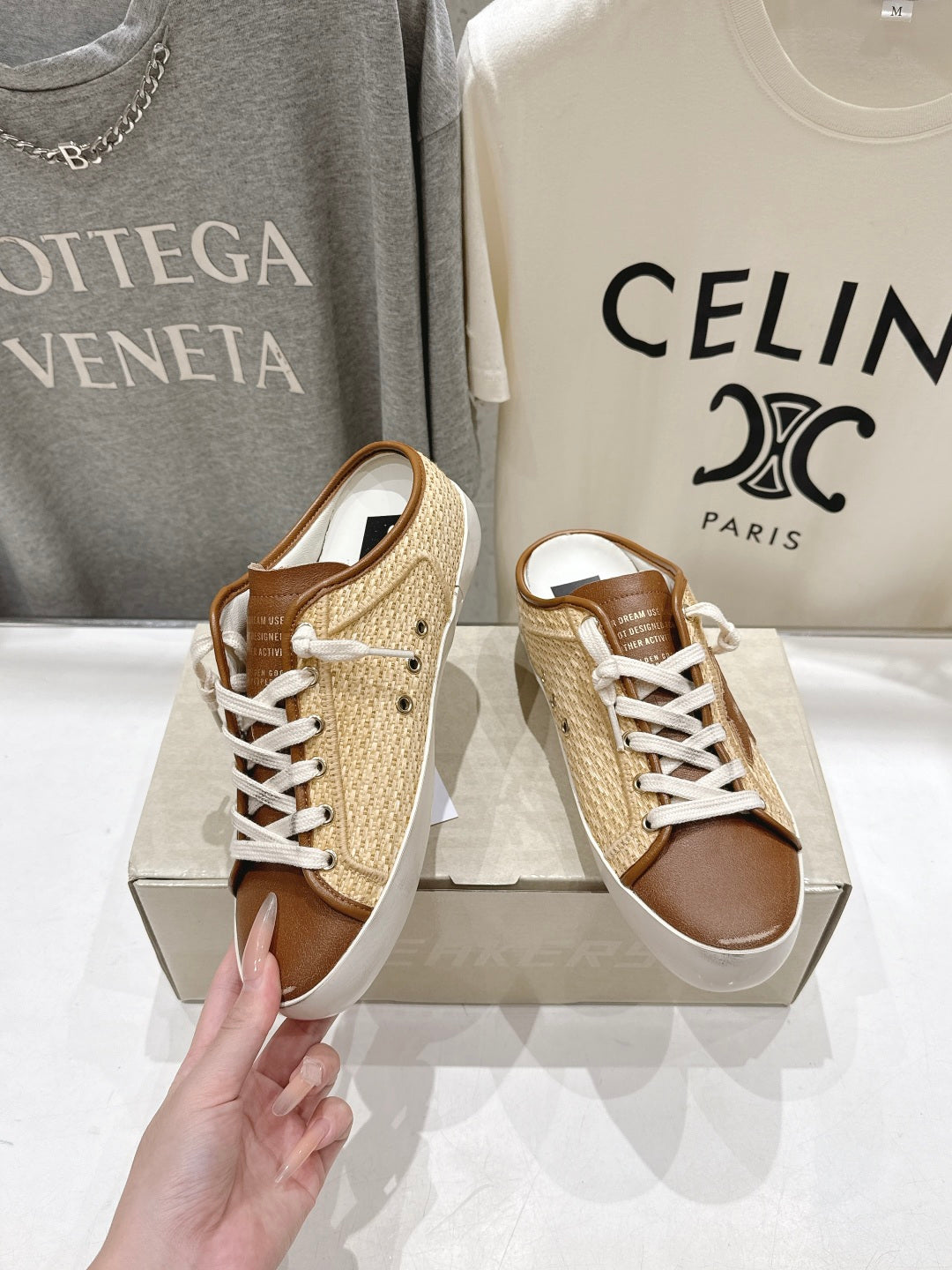 Golden Goose Vintage Distressed Sneakers #184
