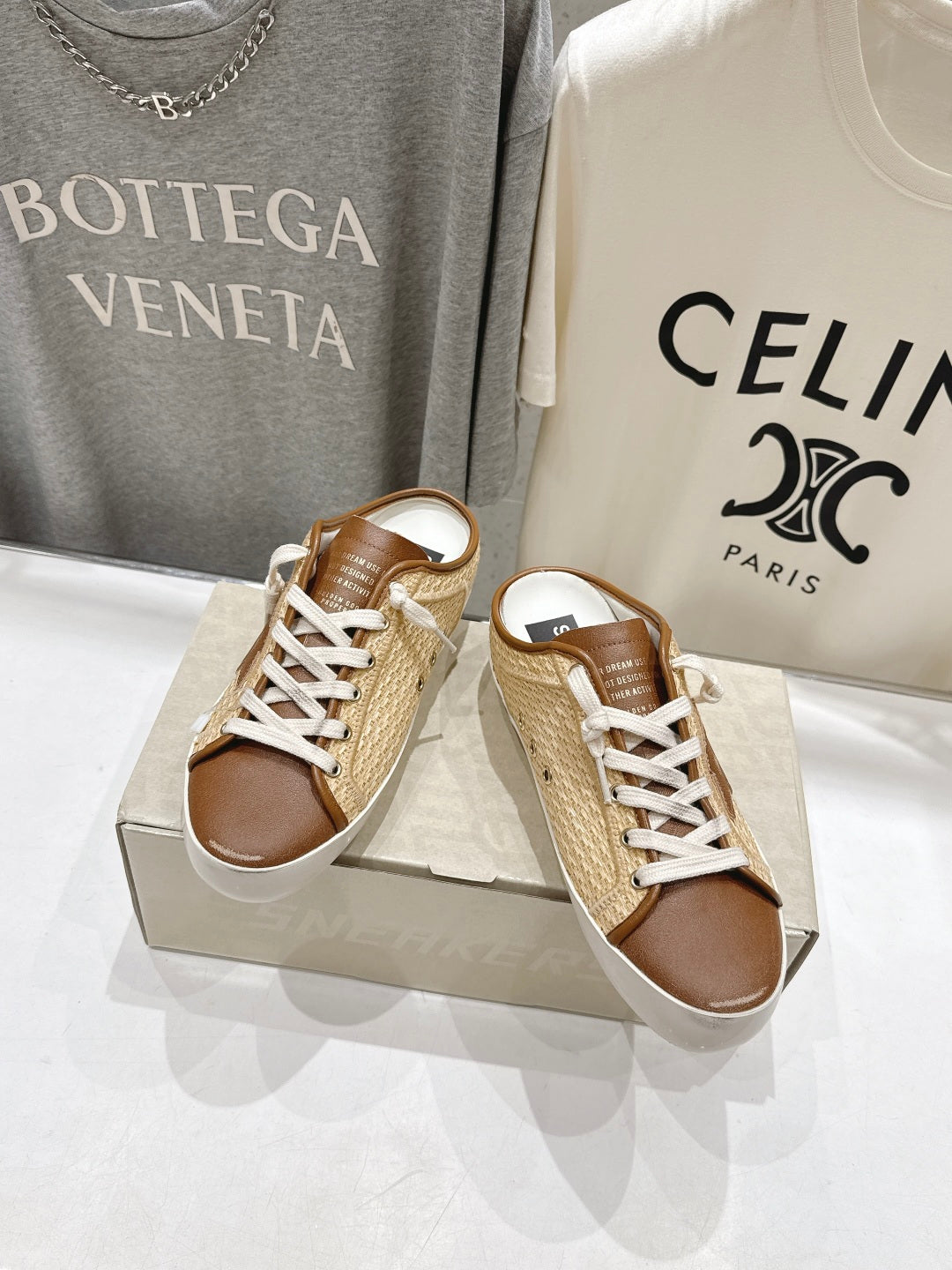 Golden Goose Vintage Distressed Sneakers #184