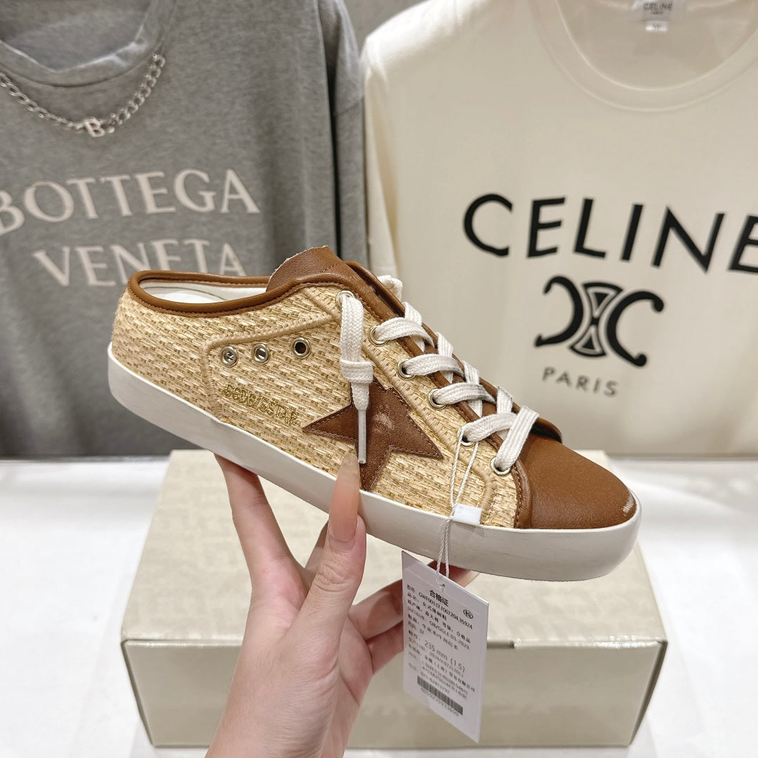Golden Goose Vintage Distressed Sneakers #184