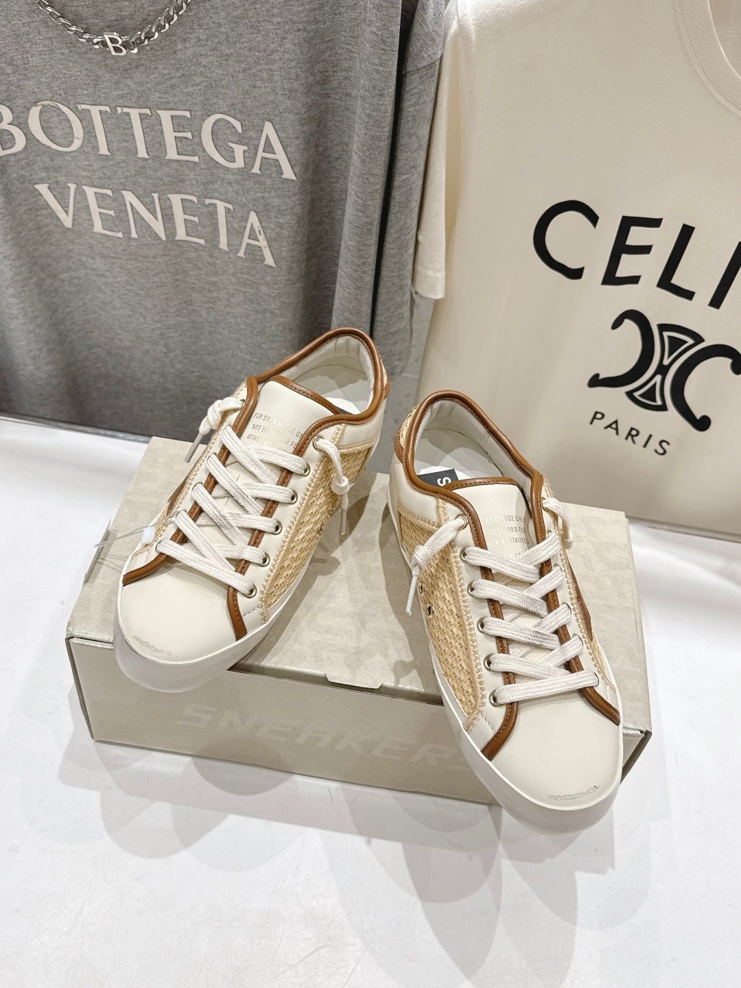 Golden Goose Vintage Distressed Sneakers #185