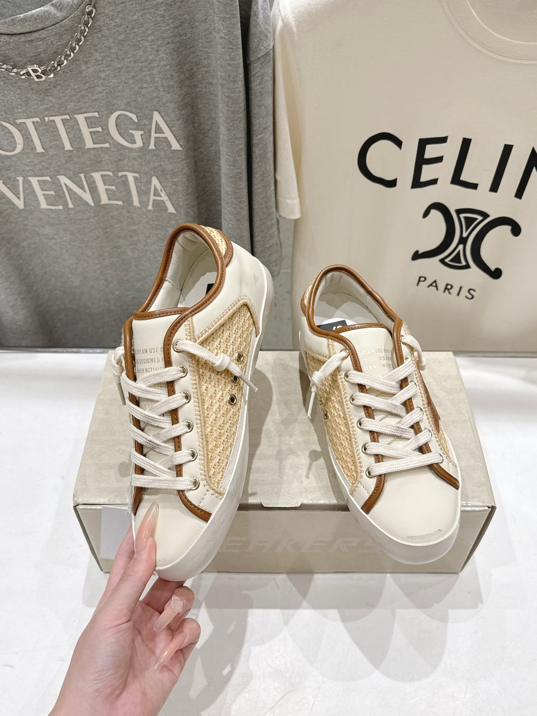 Golden Goose Vintage Distressed Sneakers #185