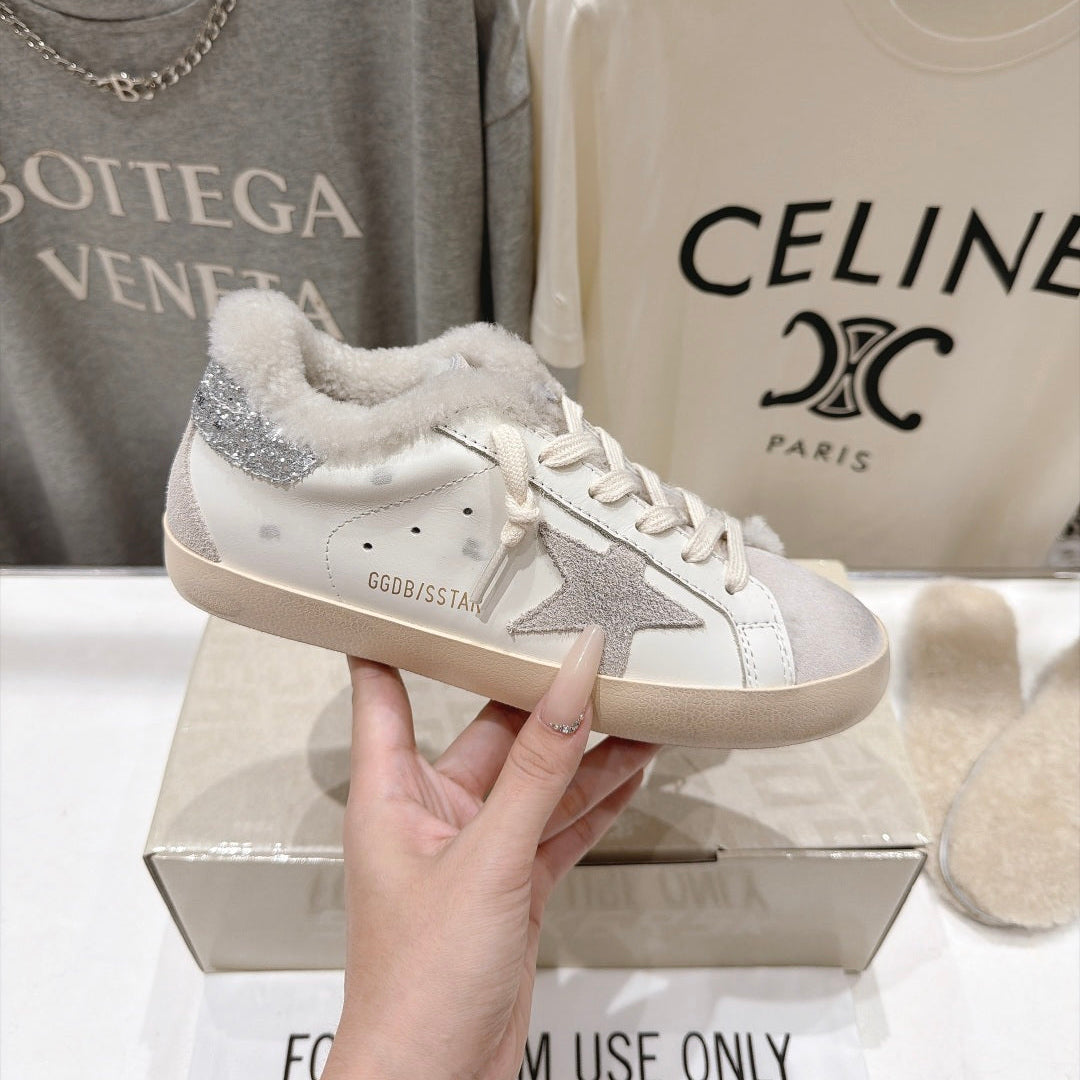Golden Goose Vintage Distressed Sneakers #206