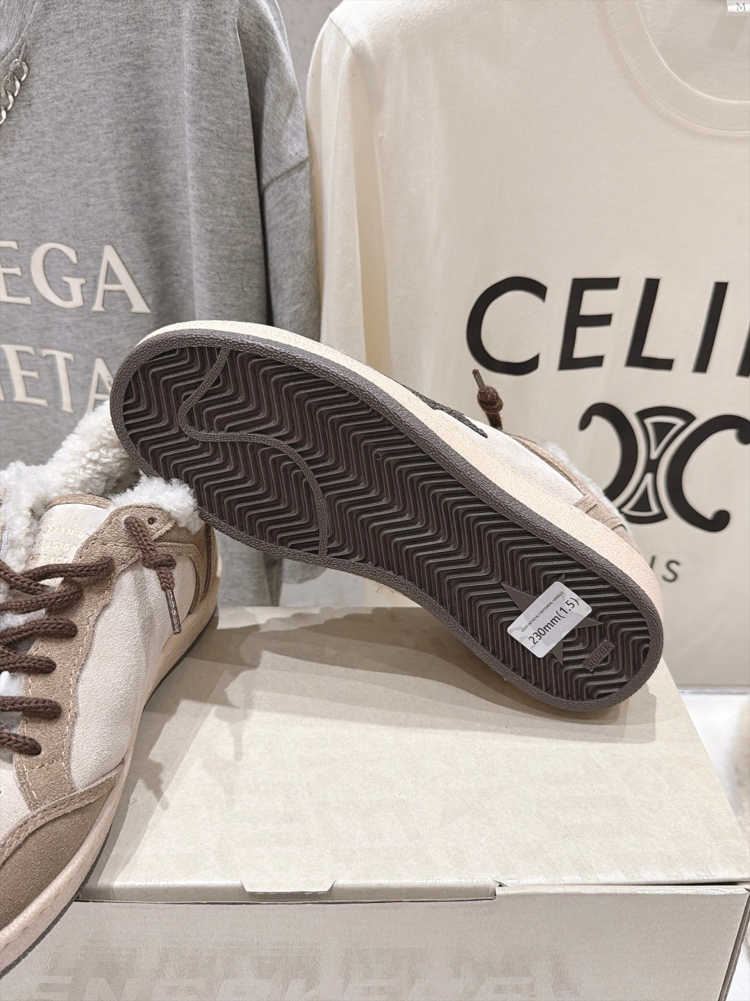 Golden Goose Vintage Distressed Sneakers #196