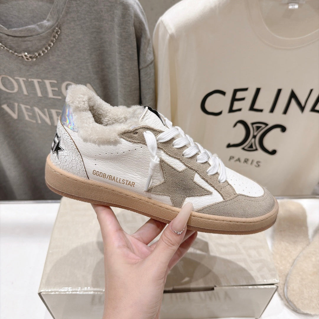 Golden Goose Vintage Distressed Sneakers #195
