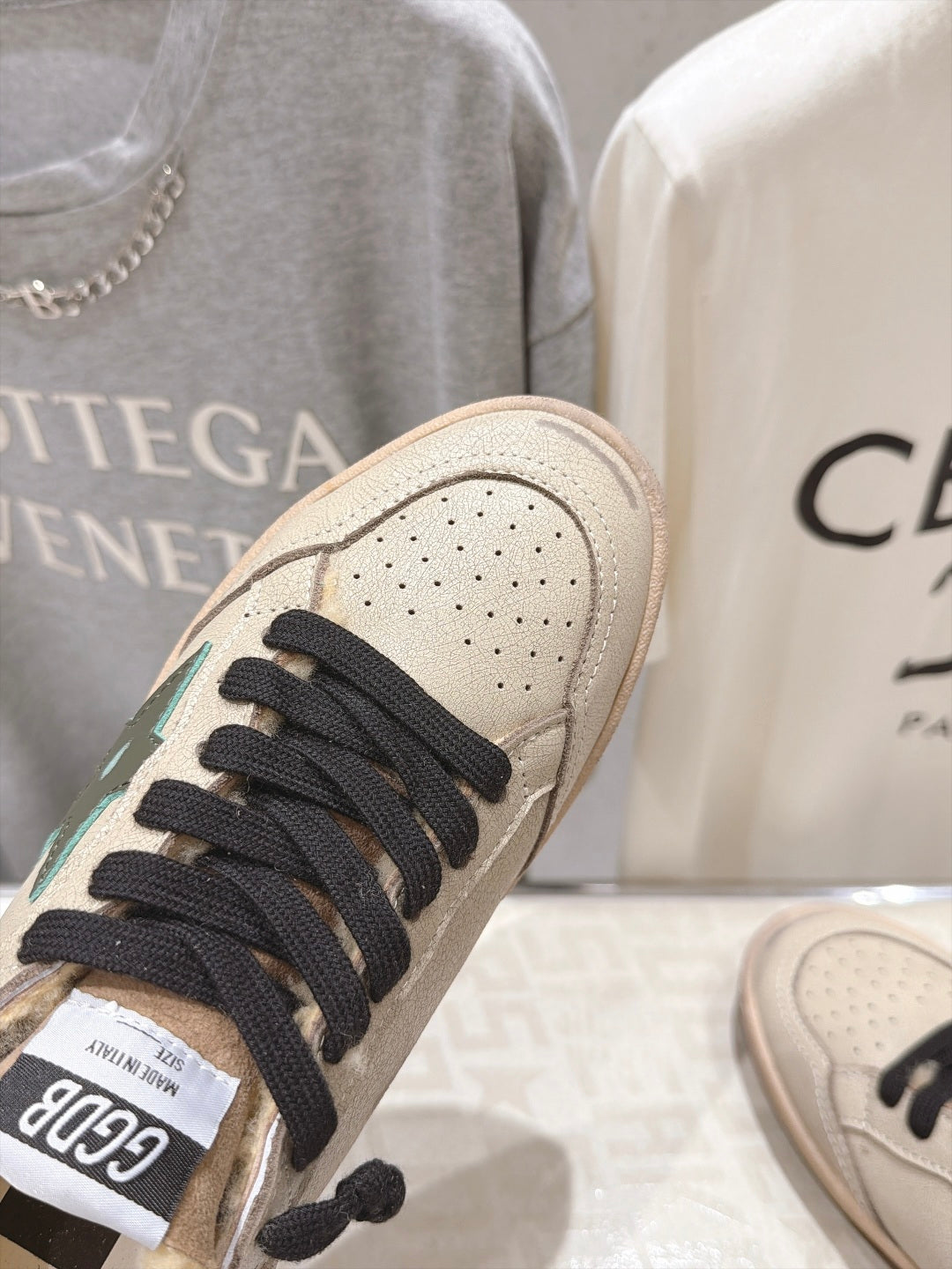 Golden Goose Vintage Distressed Sneakers #188
