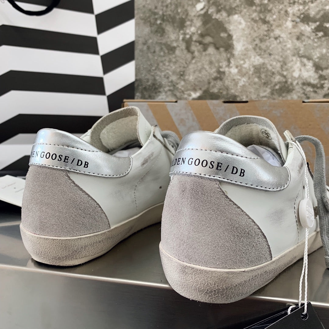 Golden Goose Vintage Distressed Sneakers #134