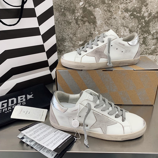 Golden Goose Vintage Distressed Sneakers #134