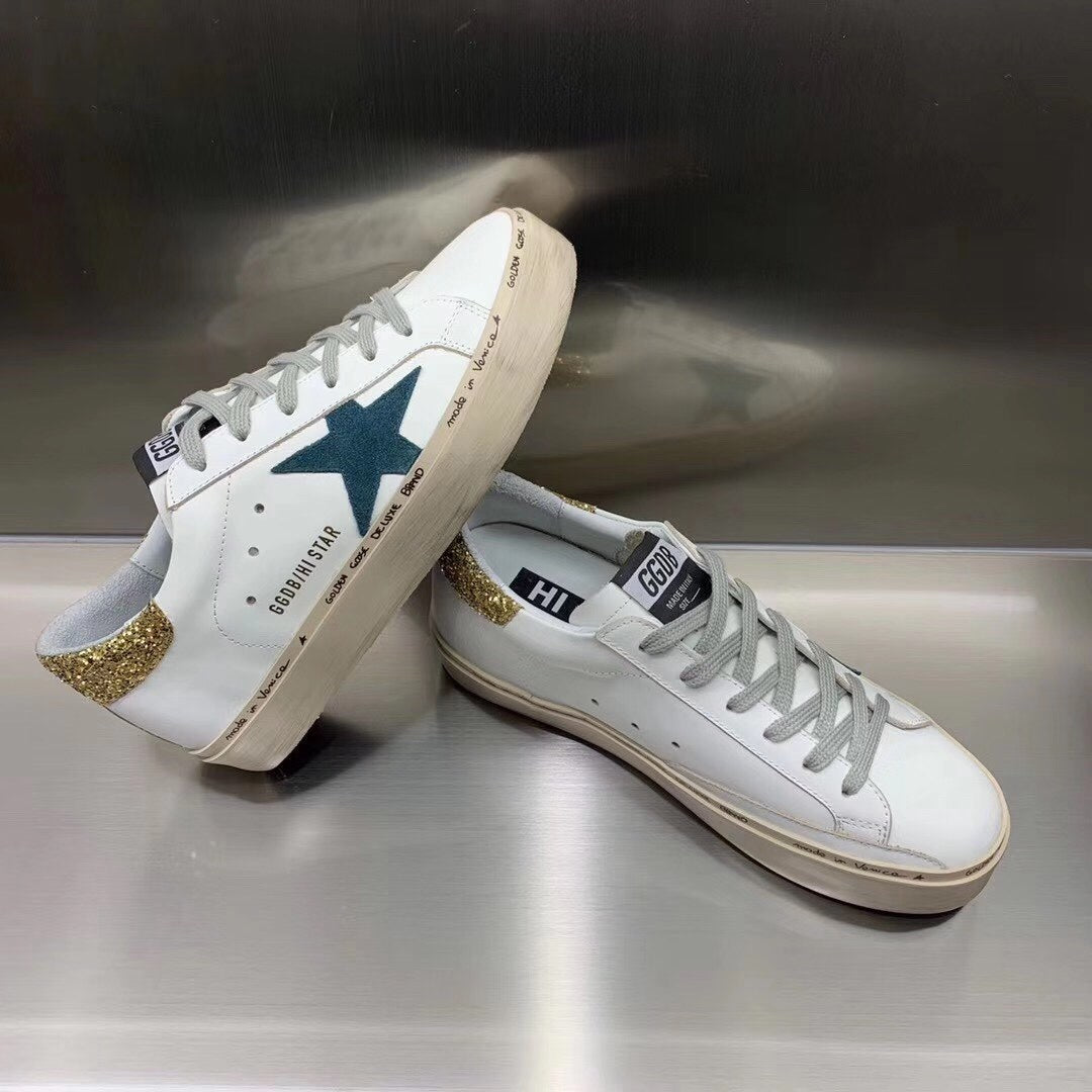 Golden Goose Vintage Distressed Sneakers #048