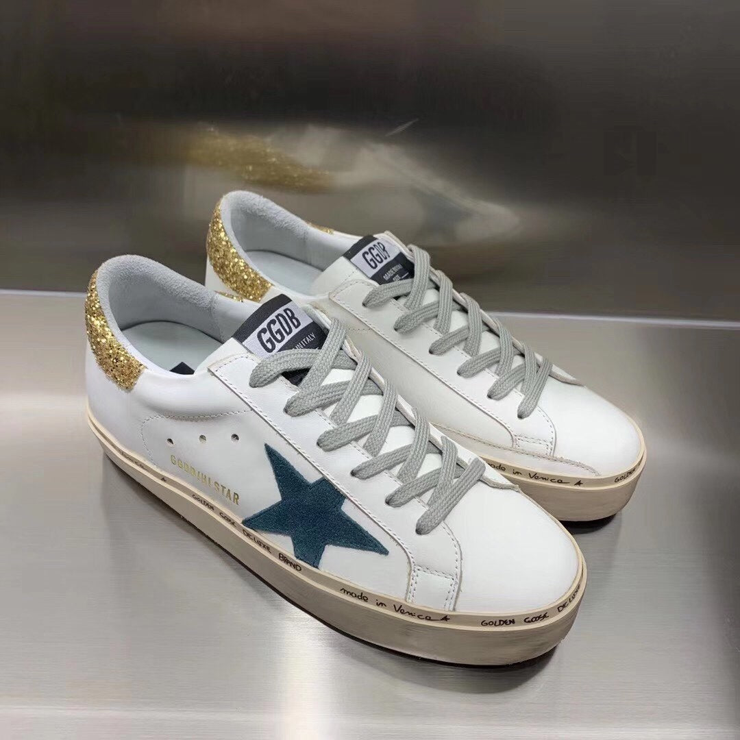 Golden Goose Vintage Distressed Sneakers #048