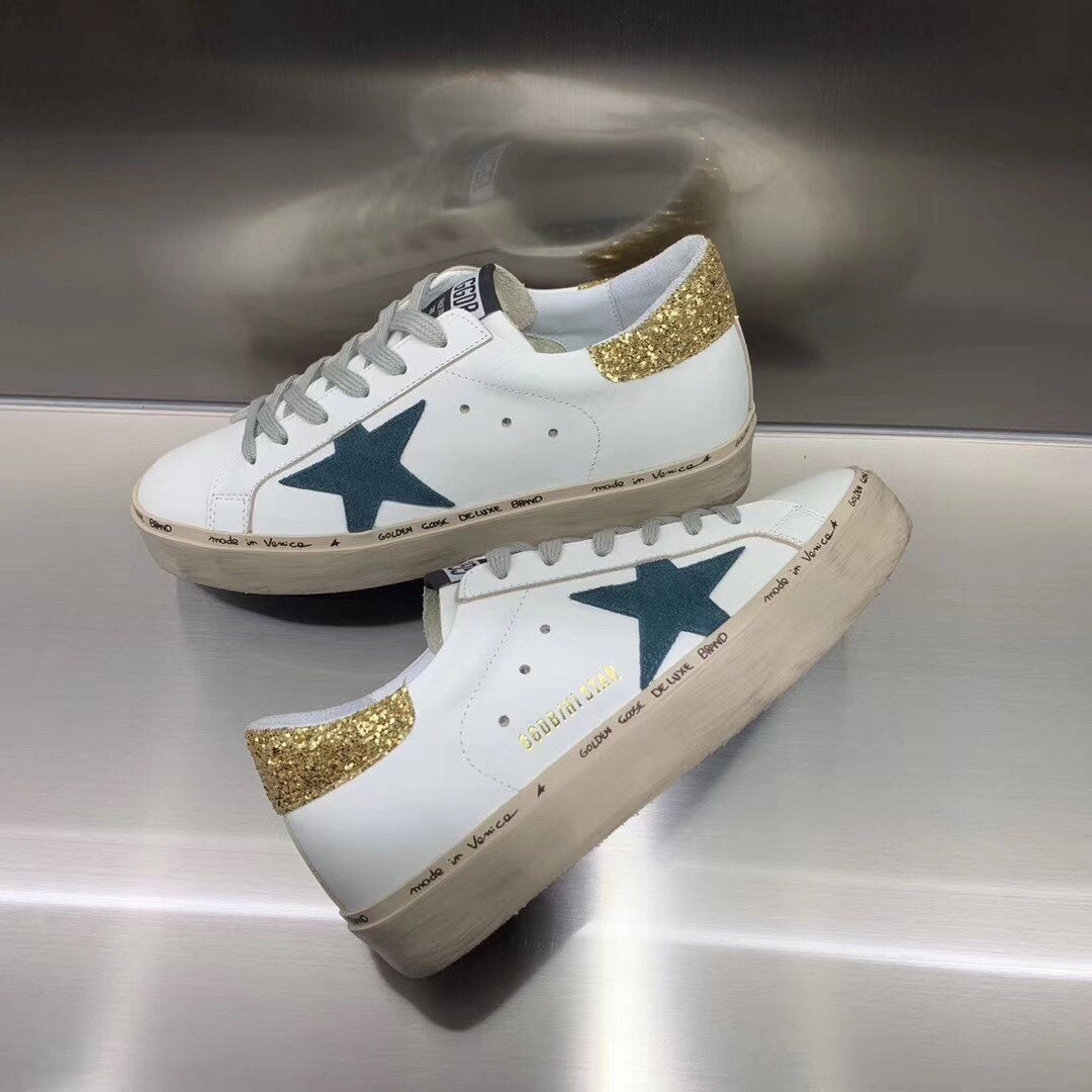Golden Goose Vintage Distressed Sneakers #048